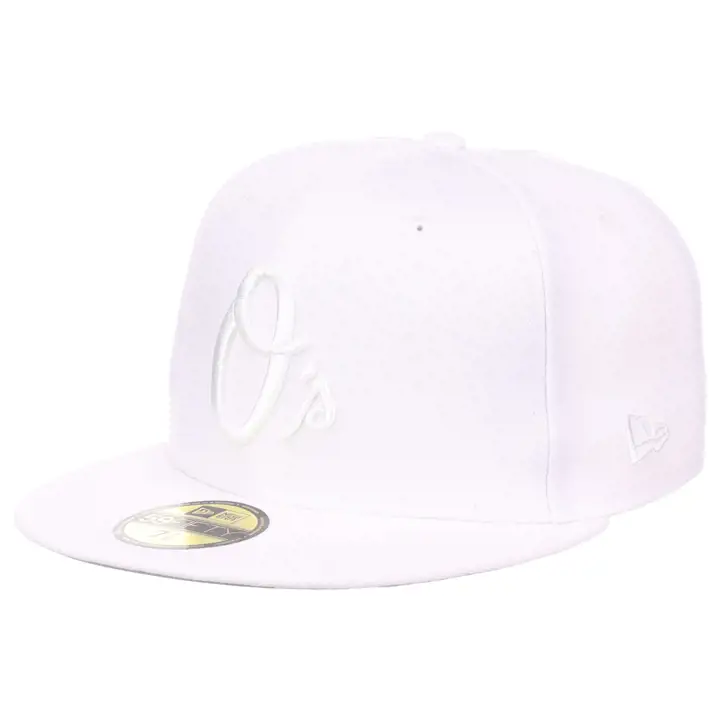 Baltimore Orioles MLB Tout blanc 59FIFTY Équipe Wht