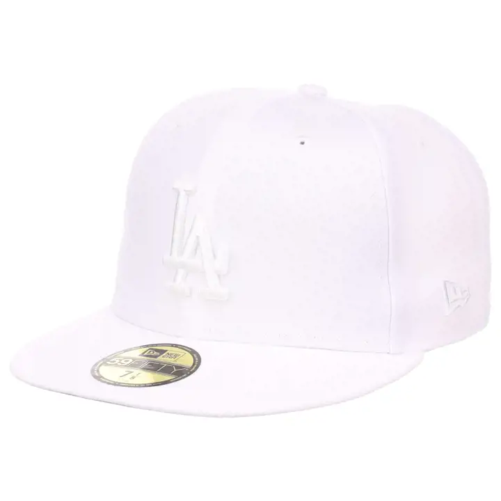 Los Angeles Dodgers MLB All-White 59FIFTY Team Wht