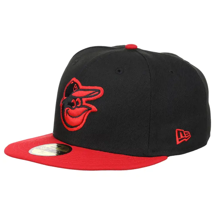Casquette 59FIFTY Team Blk/Red Baltimore Orioles MLB, noir, rouge