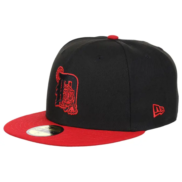 Detroit Tigers MLB Casquette 59FIFTY Noire/Rouge, noire, rouge