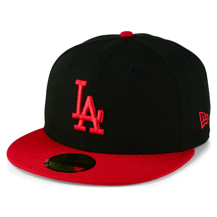Los Angeles Dodgers MLB Noir/Rouge 59FIFTY Équipe Noir, rouge