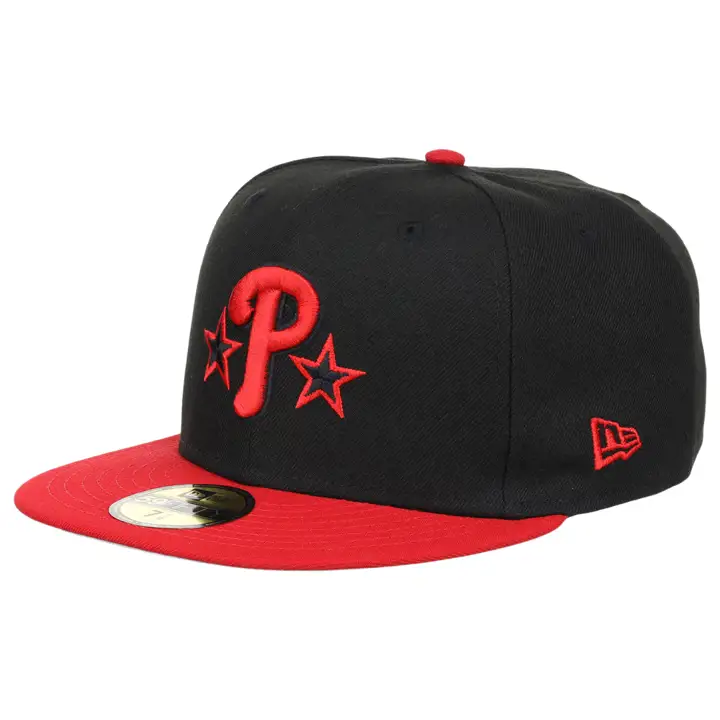 Philadelphia Phillies MLB Noir/Rouge 59FIFTY Équipe Noir, rouge