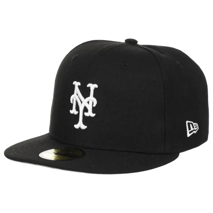 Casquette New York Mets MLB B-DUB 59FIFTY Team Blk/Wht