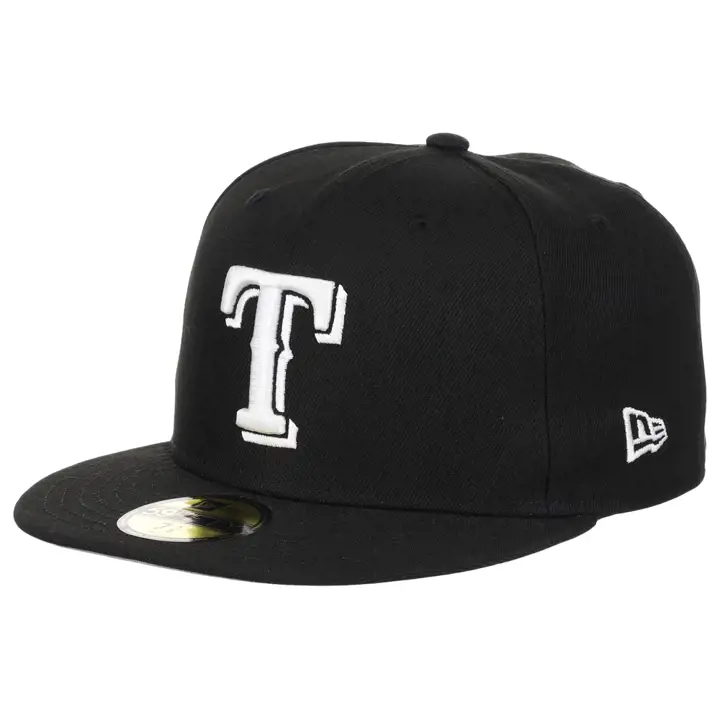 Texas Rangers MLB B-DUB 59FIFTY Équipe Noir/Blanc