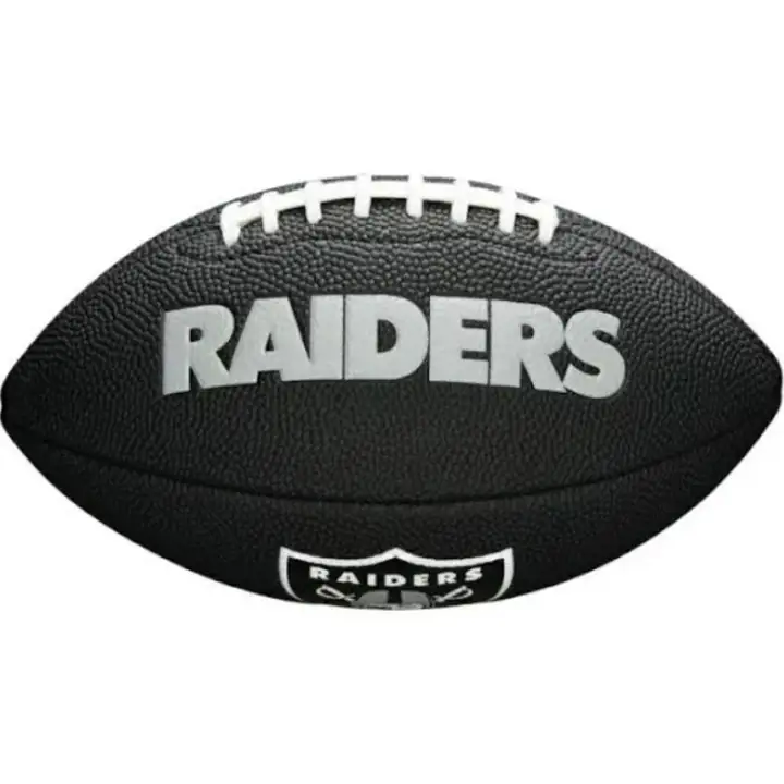 Mini ballon de football d'équipe Las Vegas Raiders Soft Touch AST
