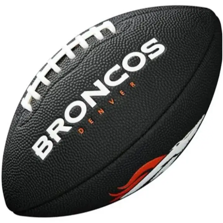 Mini ballon de football de l'équipe Denver Broncos Soft Touch AST
