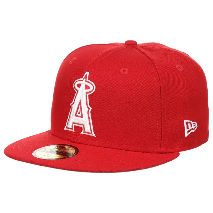 Casquette rouge 59FIFTY Anaheim Angels MLB Re-Dub de Team Red