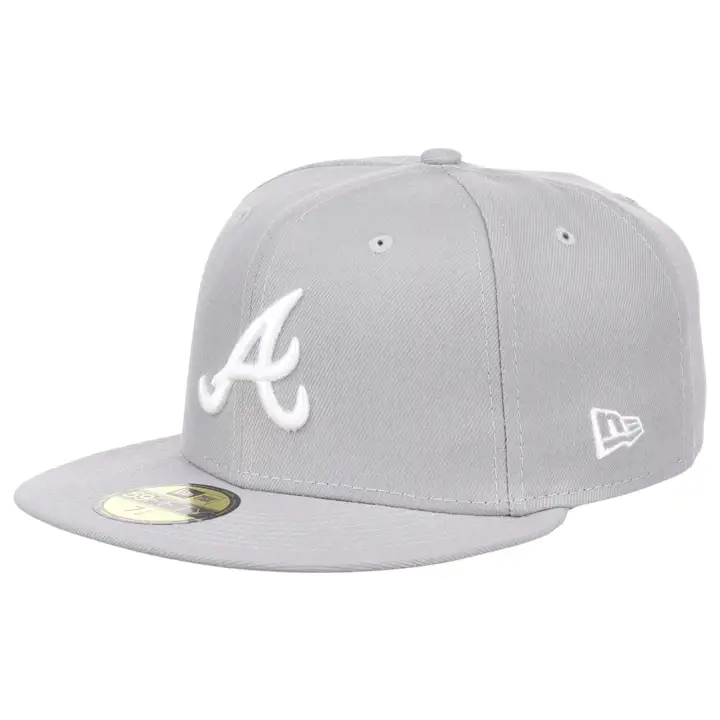 Casquette 59FIFTY Atlanta Braves MLB Re-Dub gris de l'équipe