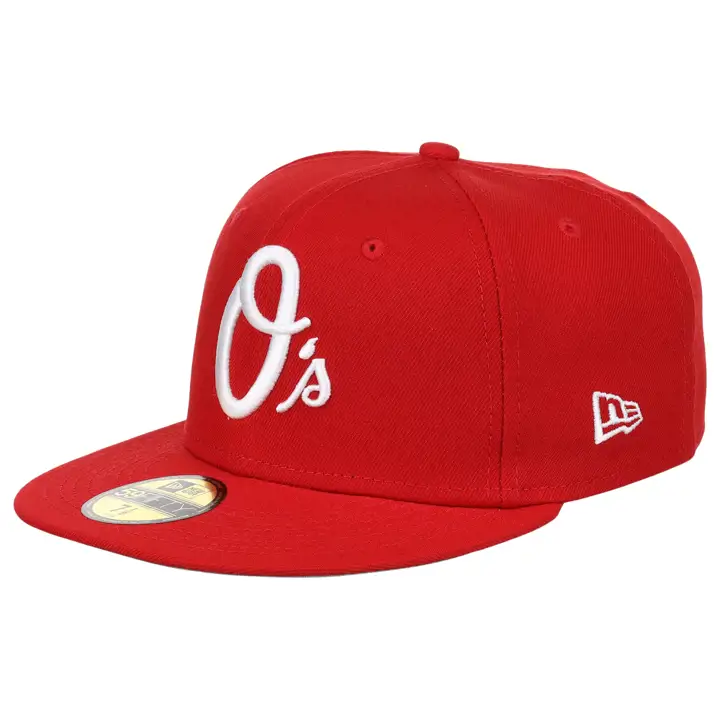 Casquette 59FIFTY Team rouge des Baltimore Orioles MLB re-dub