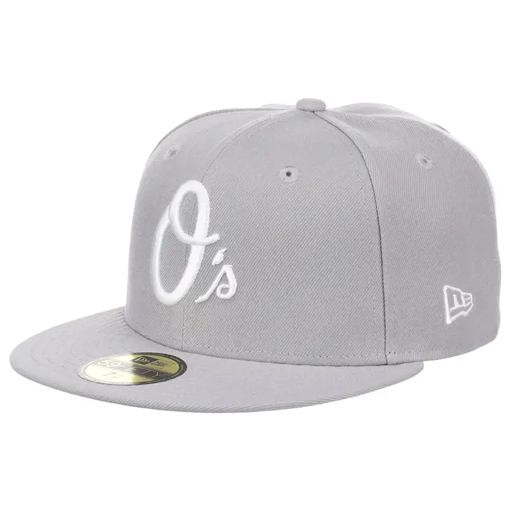 Casquette 59FIFTY grise Redub MLB des Orioles de Baltimore