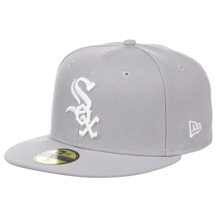 Casquette 59FIFTY grise de l'équipe Chicago White Sox MLB Re-Dub