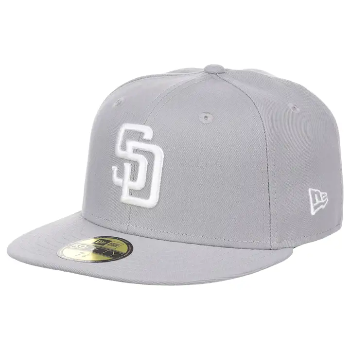 Casquette 59FIFTY grise Redub MLB des Padres de San Diego