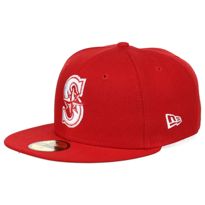 Casquette ajustée 59FIFTY rouge Seattle Mariners MLB Red