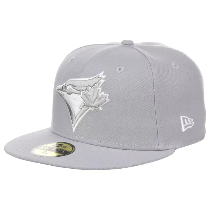 Casquette 59FIFTY grise officielle des Toronto Blue Jays de la MLB Re-Dub de New Era