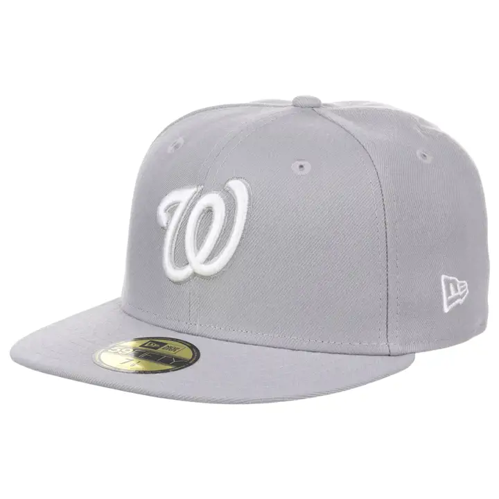 Casquette ajustée grise 59FIFTY Team MLB Re-Dub des Washington Nationals