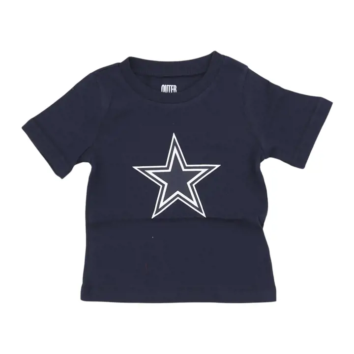 T-shirt pour bébés NFL COWBOYS Bleu, logo principal