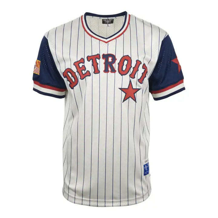 Maillot Réplique Gilet V-Neck Rayé Detroit Stars NL IVO/NAVY