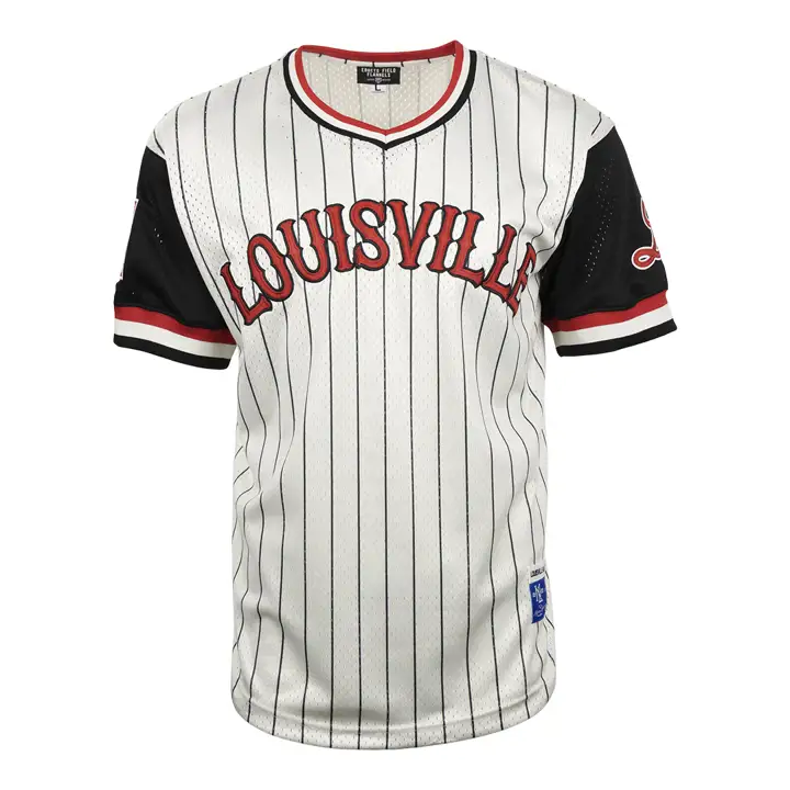 Maillot réplique LOUISVILLE BLACK CAPS NL à rayures fines col en V IVO