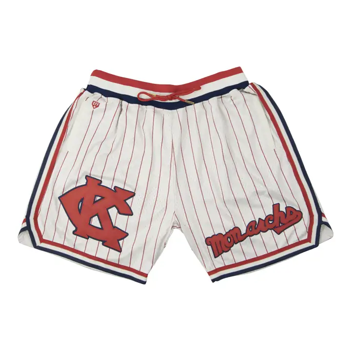 Shorts répliques rayés KANSAS CITY MONARCHS NL IVO/Rouge