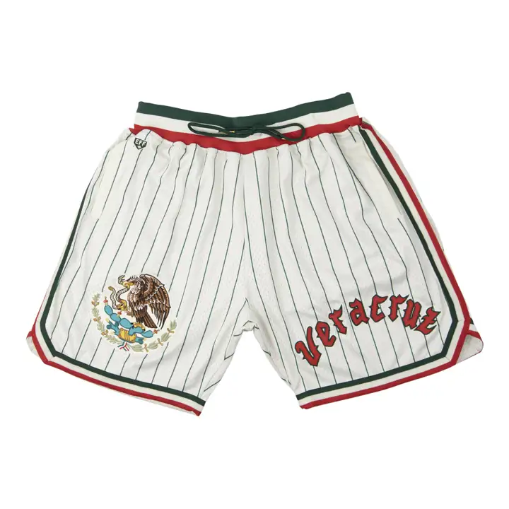 Shorts rayés Veracruz NL Replica IVO/ROUGE/VERT