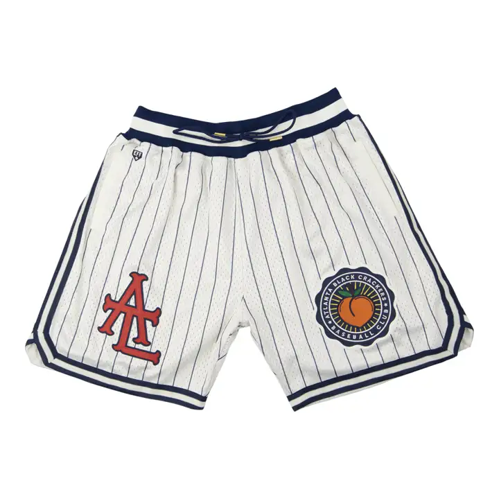 Shorts rayés répliques Atlanta Black Crackers NL IVO/NOIR