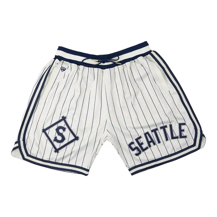 Shorts réplique rayés des Seattle Steelheads NL IVO/NAVY