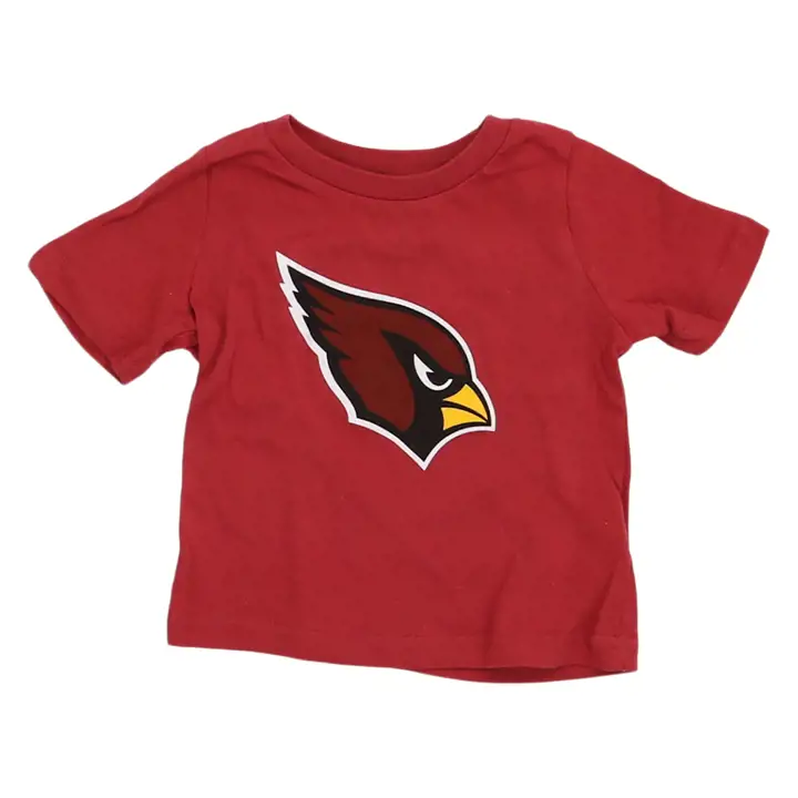 T-shirt bébé à logo principal NFL des Arizona Cardinals ROUGE