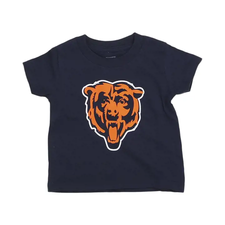 T-shirt bébé NFL Chicago Bears logo principal MARINE