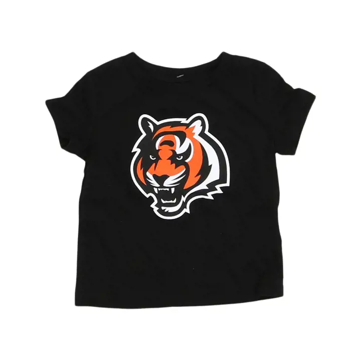 T-shirt bébé NFL Cincinnati Bengals à logo principal NOIR