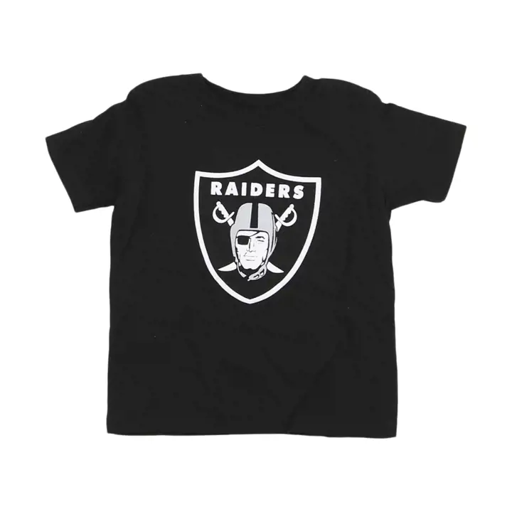 Las Vegas Raiders NFL – T-shirt enfant à logo principal – Noir