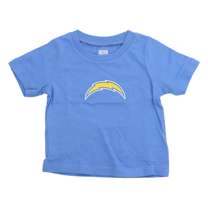 T-shirt bébé NFL Los Angeles Chargers à logo principal BLEU