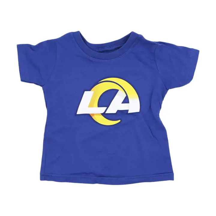 T-shirt bleu Los Angeles Rams NFL avec logo primaire pour nourrissons