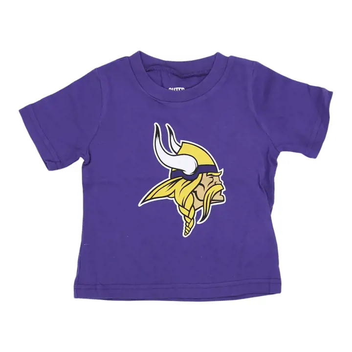T-shirt à logo primaire NFL des Minnesota Vikings pour bébés - Mauve