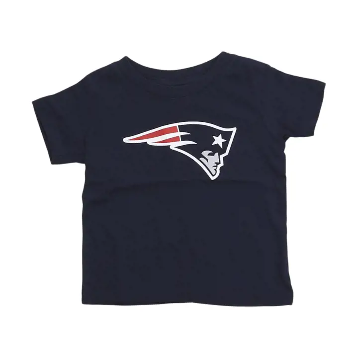 T-shirt bébé NFL New England Patriots logo principal BLEU MARINE