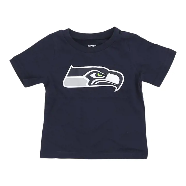 T-shirt bébé Seattle Seahawks NFL logo primaire BLEU MARINE