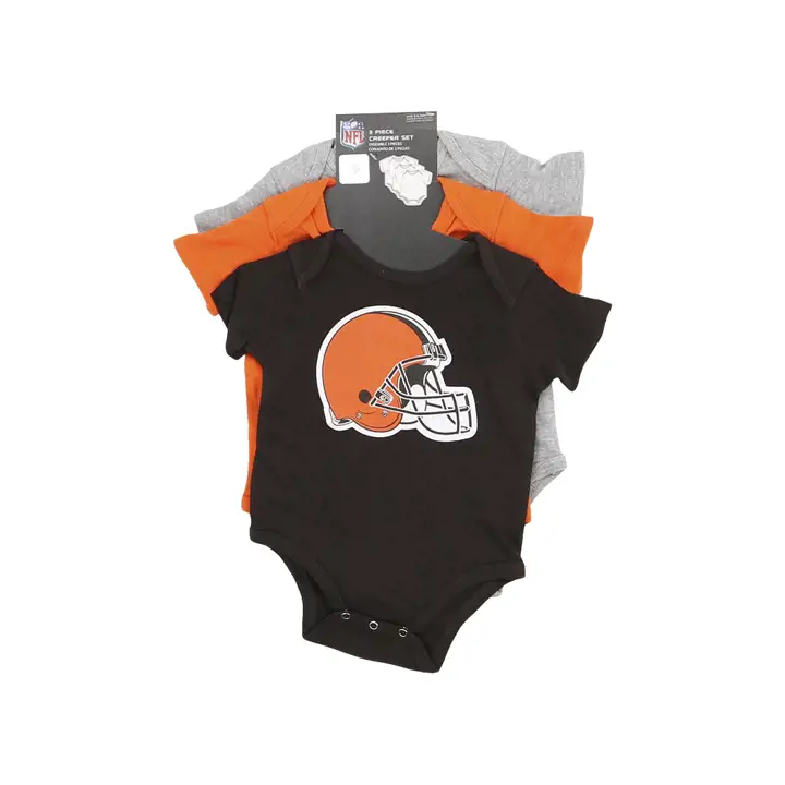 Cleveland Browns NFL Nouveau-né Né Pour Être Ensemble 3 pièces 23 BRN