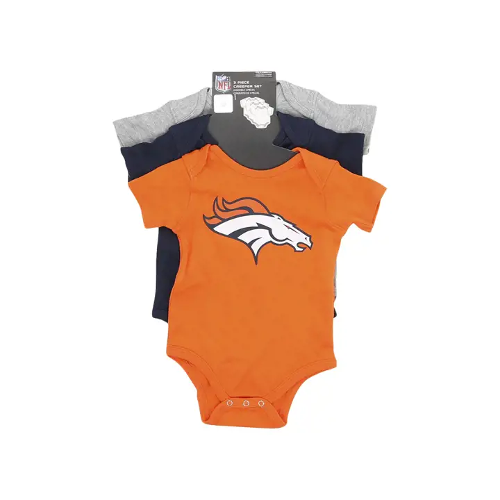 Denver Broncos NFL Nouveau-né Né pour être, lot de 3 pièces 23 ORG