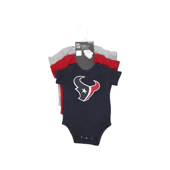 Ensemble 3 pièces de naissance pour nouveau-né NFL Houston Texans Born To Be 23 BLEU MARINE