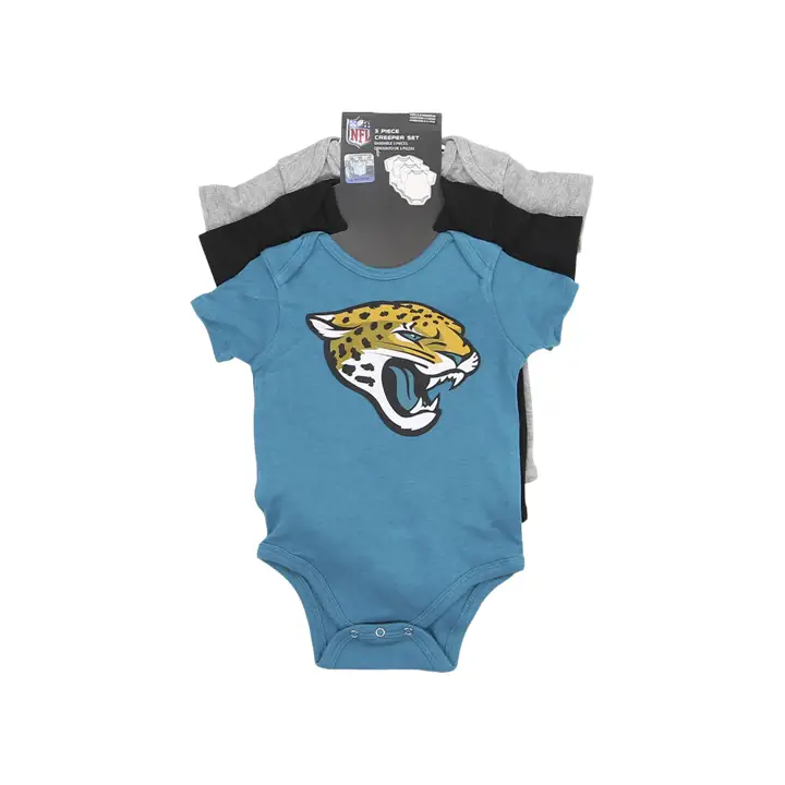 Jacksonville Jaguars NFL Nouveau-né Né pour être Lot de 3 23 TURQUOISE