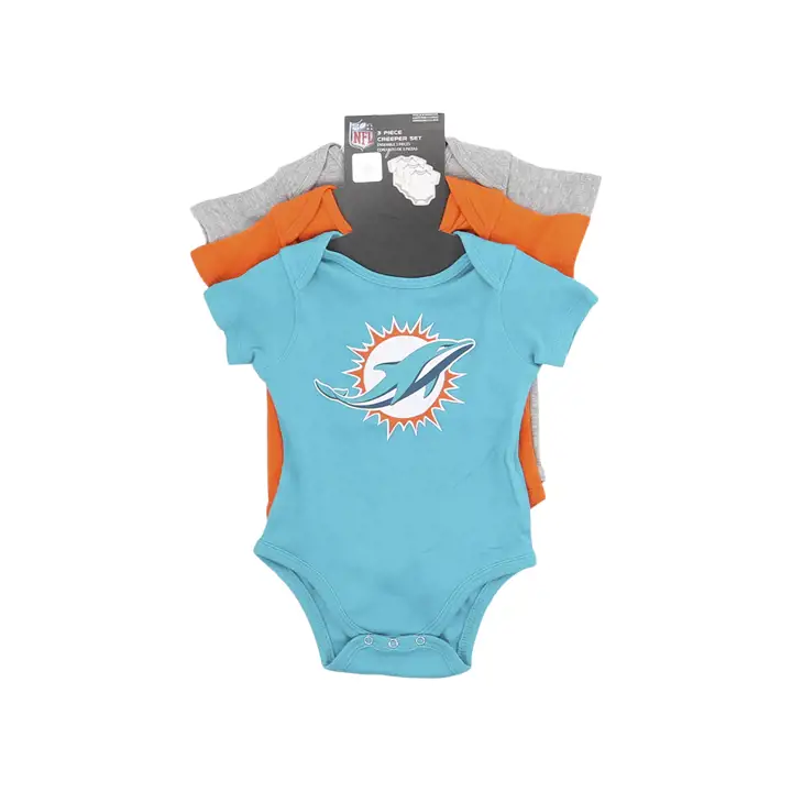 Miami Dolphins NFL Nouveau-né Né pour être, lot de 3, 23, TEAL
