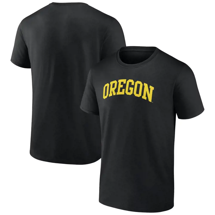 Oregon Ducks 2F T-shirt universitaire avec arche BLK