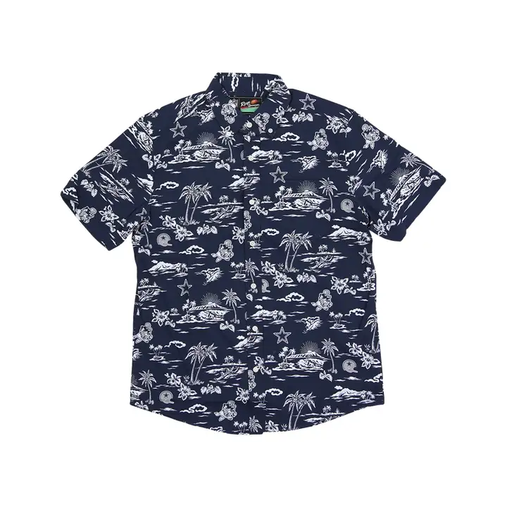 Chemise boutonnée rétro COWBOYS NFL 22 marine