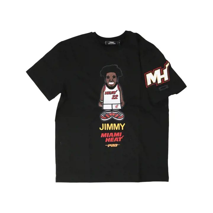 T-shirt caricature NBA HEAT Jimmy Butler NOIR