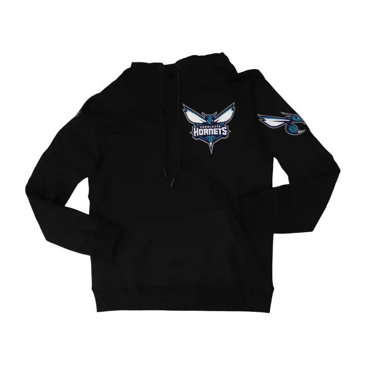 Charlotte Hornets NBA Fashion Logo PO Capuche NOIR