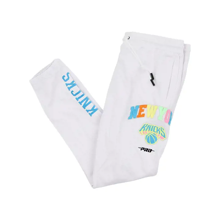Pantalon Neon Délavé NBA New York Knicks BLANC