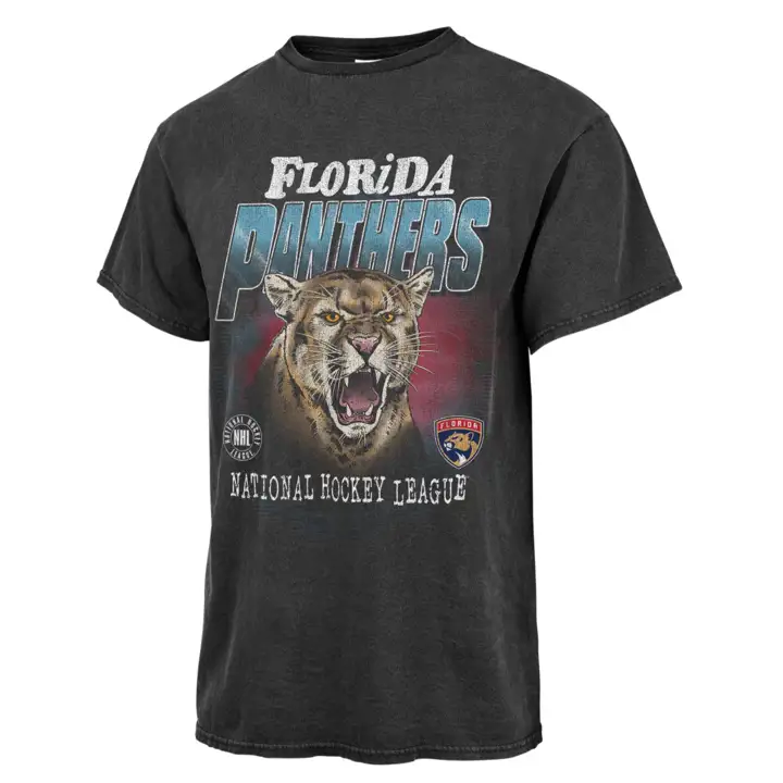 Florida Panthers LNH T-shirt Tubulaire Homme Vintage Noir Équipe