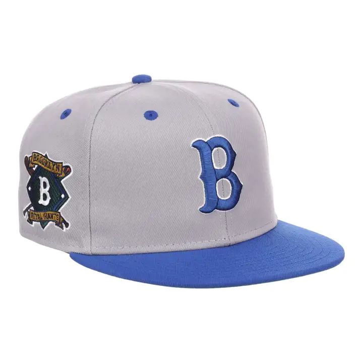 Brooklyn Royal Giants NLB Flip Fitted  gry/blue/grn