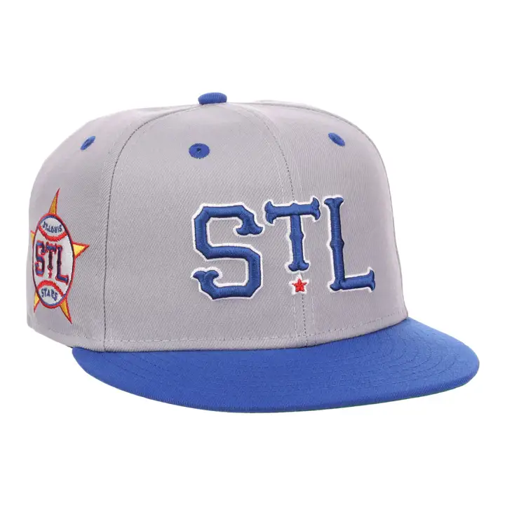 St. Louis Stars NLB Flip Fitted gris/bleu/vert