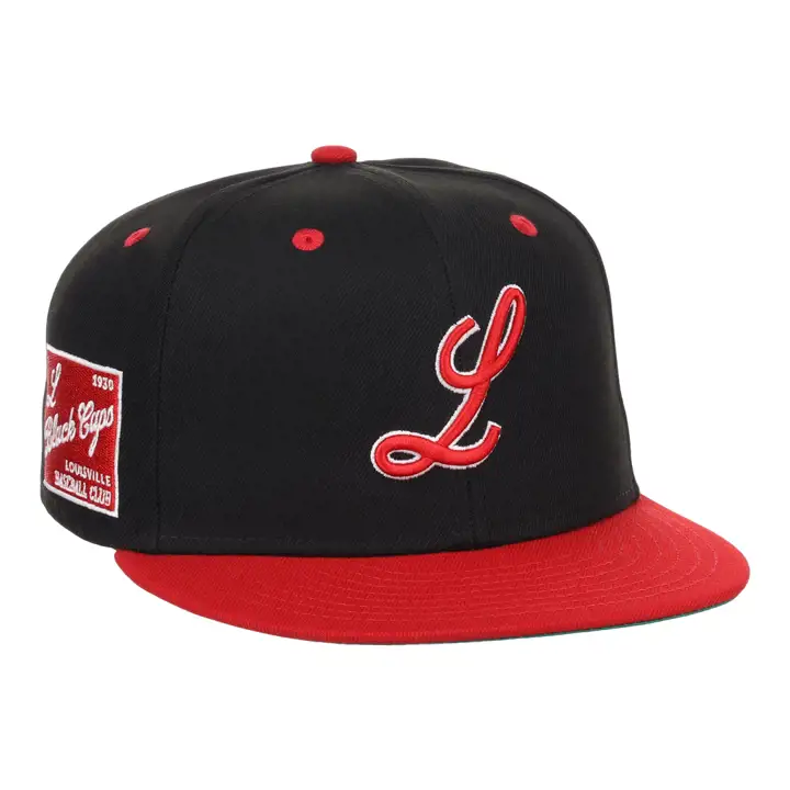 Louisville Black Caps NLB Flip Ajustée noir/rouge/vert
