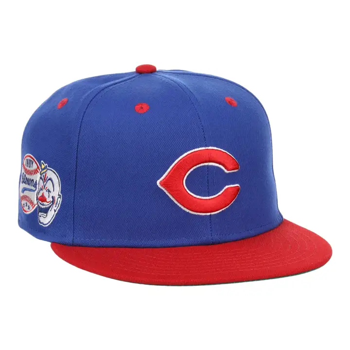 Casquette ajustée Indianapolis Clowns NLB bleu/rouge/vert